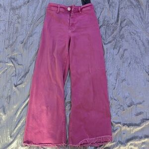 pink zara jeans